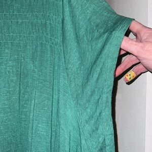 Green Ellos short sleeve tunic